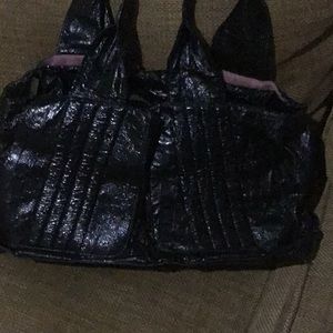Vegan women’s black handbag